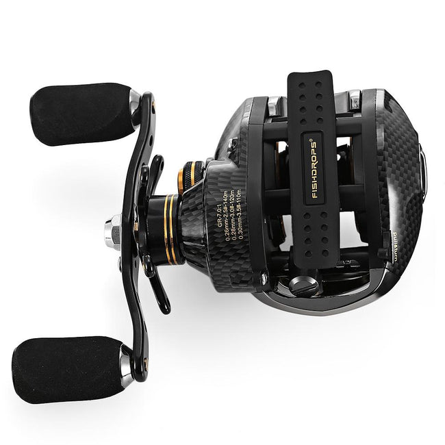Left / Right Hand Bait Casting Fishing Reels 9+1BB Smooth Low Profile Fish  Reel
