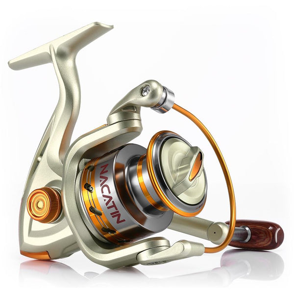 NACATIN Spinning Reel Fishing Gear Fixed Spool Novice Beginner